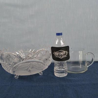 LOT 328. GLASSWARE