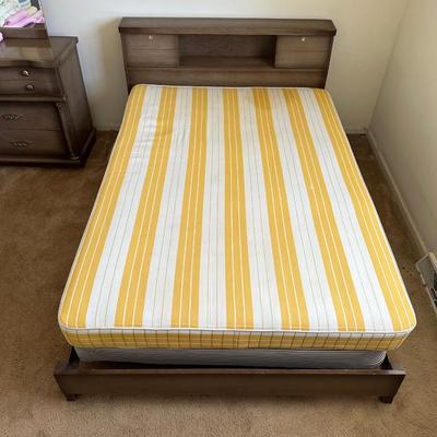 QUEEN SIZE BED FRAME WITH CHEST OF DRAWERS