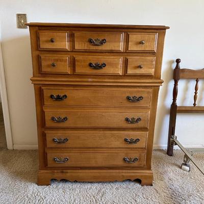 FLANDERS CHEST OF DRAWERS AND QUEEN SIZE BED FRAME