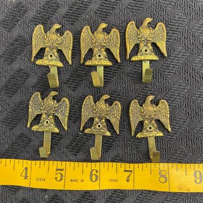 Vintage Colonial Eagle Hooks