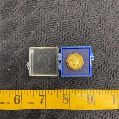 Vintage military service pin