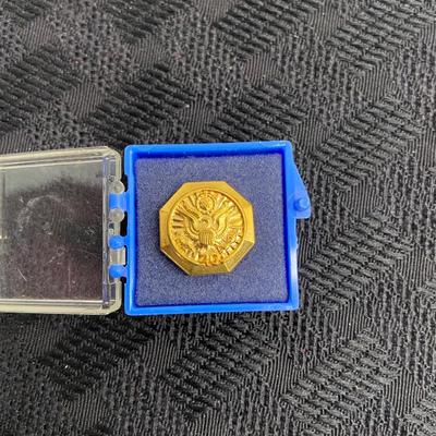 Vintage military service pin