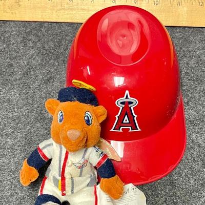MLB Los Angeles Angels of Anaheim Baseball Plush and Mini Hat