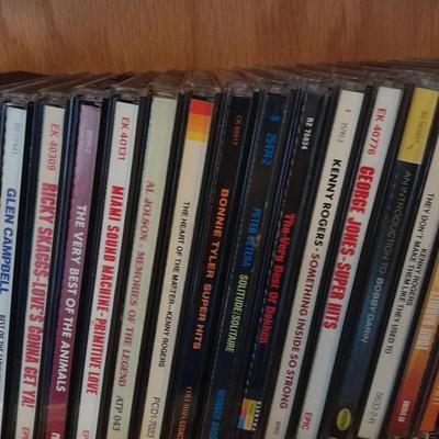 LARGE COLLECTION OF CD/ COMPACT DISC MUSIC, COUNTRY, ROCK AND ROLL AND MORE