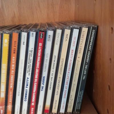 LARGE COLLECTION OF CD/ COMPACT DISC MUSIC, COUNTRY, ROCK AND ROLL AND MORE