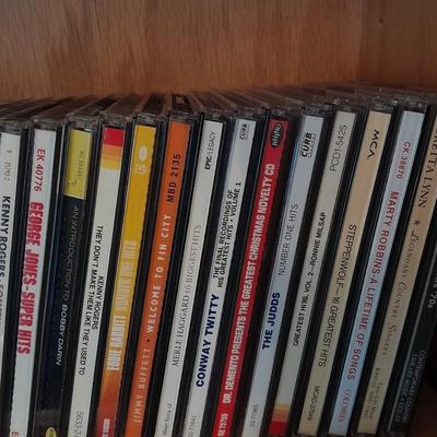 LARGE COLLECTION OF CD/ COMPACT DISC MUSIC, COUNTRY, ROCK AND ROLL AND MORE