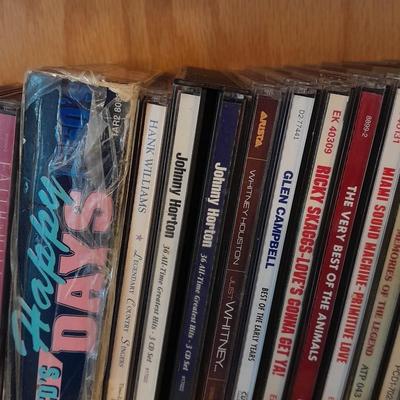 LARGE COLLECTION OF CD/ COMPACT DISC MUSIC, COUNTRY, ROCK AND ROLL AND MORE