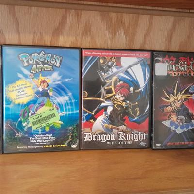 ANIME MOVIES & SHOWS ON DVD INUYASHA, DRAGON KNIGHT, POKEMON CLASSICS AND MORE