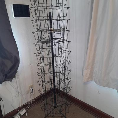 METAL MAGAZINE RACK STORE SUPPLY
