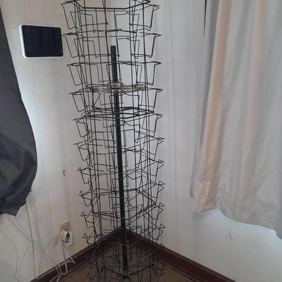 METAL MAGAZINE RACK STORE SUPPLY