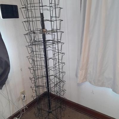 METAL MAGAZINE RACK STORE SUPPLY