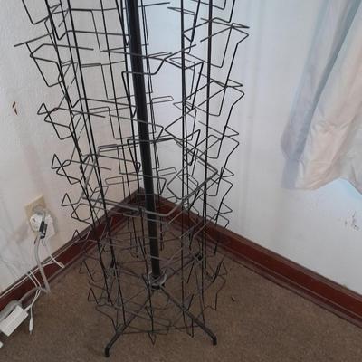 METAL MAGAZINE RACK STORE SUPPLY
