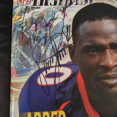 SIGNED BRONCOS' INSIDER MAGAZINE AND TWO TICKET STUBS SEPT. 1999 49ers MILE HIGH