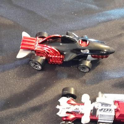 FIVE CLASSIC MATTEL HOT WHEELS RACING CARS, FORMULA ONE AND MORE