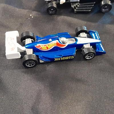 FIVE CLASSIC MATTEL HOT WHEELS RACING CARS, FORMULA ONE AND MORE