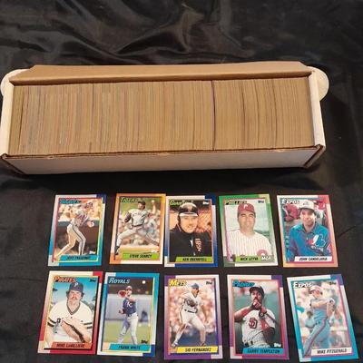 1990 TOPP'S BASEBALL SET BOXED SPORTSCARDS!