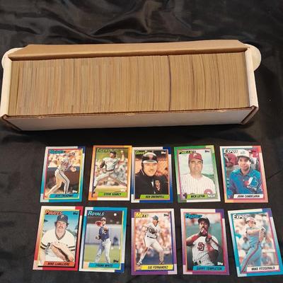 1990 TOPP'S BASEBALL SET BOXED SPORTSCARDS!