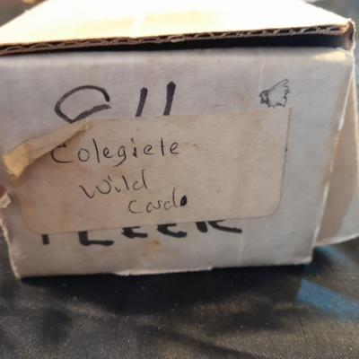 COLEGIETE WILD CARDS FOOTBALL SPORTS CARDS BOXED SET