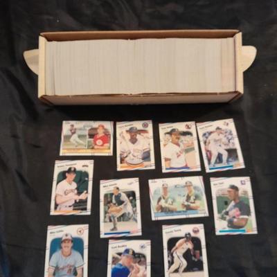 GREAT FLEER BASEBALL LOGO STICKERS & TRADING CARDS BOXED SET SPORTSCARDS