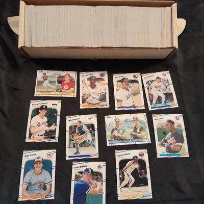 GREAT FLEER BASEBALL LOGO STICKERS & TRADING CARDS BOXED SET SPORTSCARDS