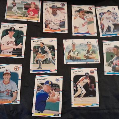 GREAT FLEER BASEBALL LOGO STICKERS & TRADING CARDS BOXED SET SPORTSCARDS