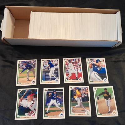 GREAT SET 1991 UPPERDECK BASEBALL SPORTSCARDS BOXED SET TRADING CARDS