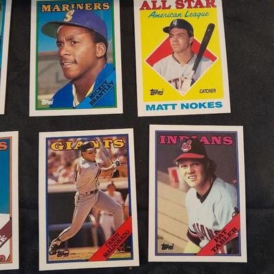 1988 TOPPS BASEBALL TRADING CARDS BOXED SET SPORTSCARDS