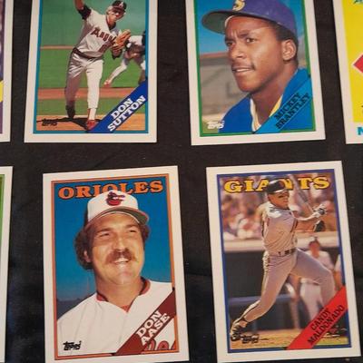 1988 TOPPS BASEBALL TRADING CARDS BOXED SET SPORTSCARDS