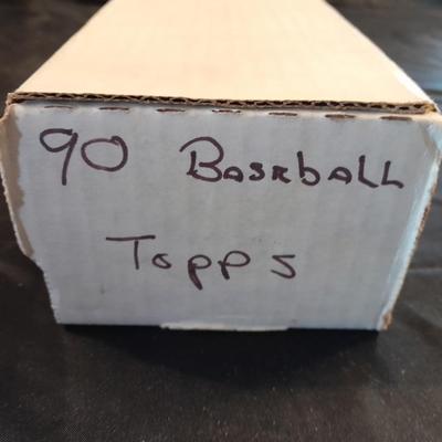 1990 TOPPS BASEBALL TRADING CARDS BOXED SET SPORTSCARDS