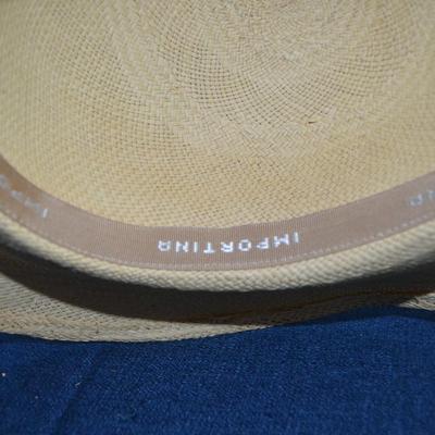LOT 350. TWO LADIES HATS: LADIES SUN HAT AND VINTAGE HAT