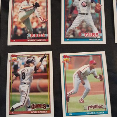 1991 TOPPS BASEBALL SPORTSCARDS BOX SET TRADING CARDS