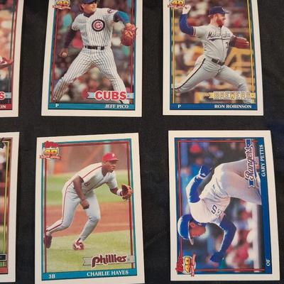 1991 TOPPS BASEBALL SPORTSCARDS BOX SET TRADING CARDS