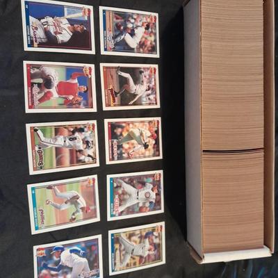 1991 TOPPS BASEBALL SPORTSCARDS BOX SET TRADING CARDS
