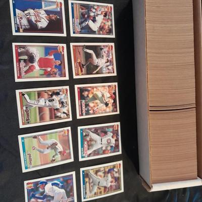 1991 TOPPS BASEBALL SPORTSCARDS BOX SET TRADING CARDS