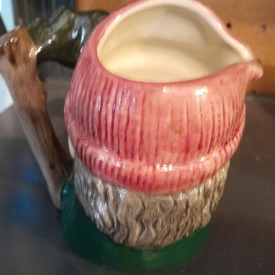 TWO ROYAL DOULTON CHARACTER JUGS THE LUMBERJACK & ROBIN HOOD