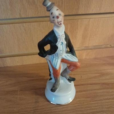 LEFTON COLLECTABLE CLOWN & TWO VINTAGE WIW PORCELAIN CLOWNS