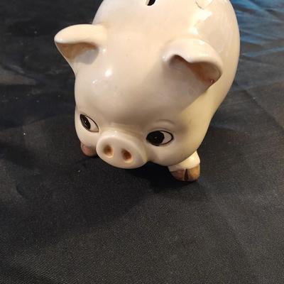 TWO PIGGY BANKS HOUSE OF LLOYD & SMALLER OMC OTARGIRI JAPAN PIG