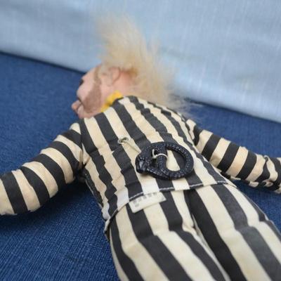 LOT 365 VINTAGE 16"  BEETLE JUICE DOLL