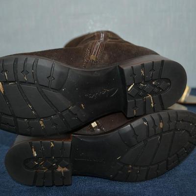 LOT 377. SIZE8 LADIES' CLARK BOOTS AND SHOES