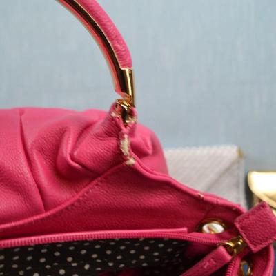 LOT 393. THREE LADIES HANDBAGS
