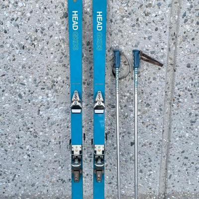 Head Snow Skis, Bindings, Poles and rooftop ski racks