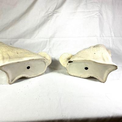 1246 Pair of Large Staffordshire Dogs