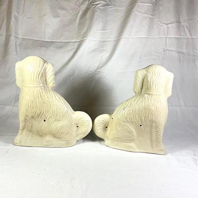 1246 Pair of Large Staffordshire Dogs