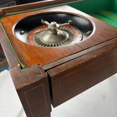 1234 Antique Edwardian Period Mahogany Roulette & Games Table