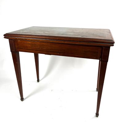 1234 Antique Edwardian Period Mahogany Roulette & Games Table