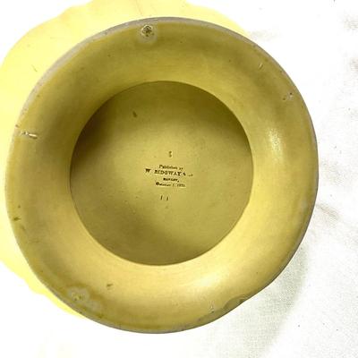 1249 Large Antique 1835 Ridgway Salt Glazed Drabware Pitcher