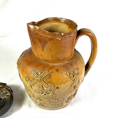 1250 Vintage  Denby Derbyshire Salt Glazed Jug