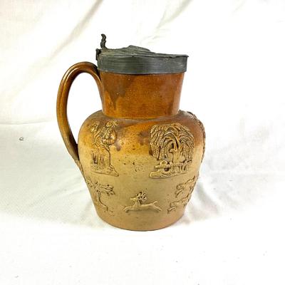 1250 Vintage  Denby Derbyshire Salt Glazed Jug