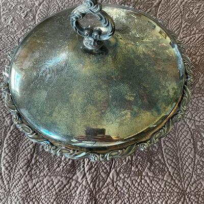 Oneida covered serving dish.