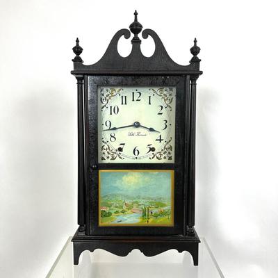 1236 Antique Seth Thomas Pillar & Scroll Style 8-Day Time & Strike Shelf Clock